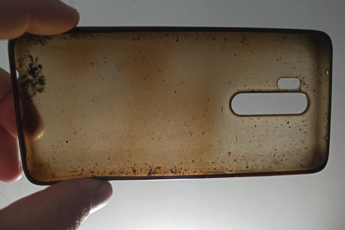 Yellow Phone Case Cleaning