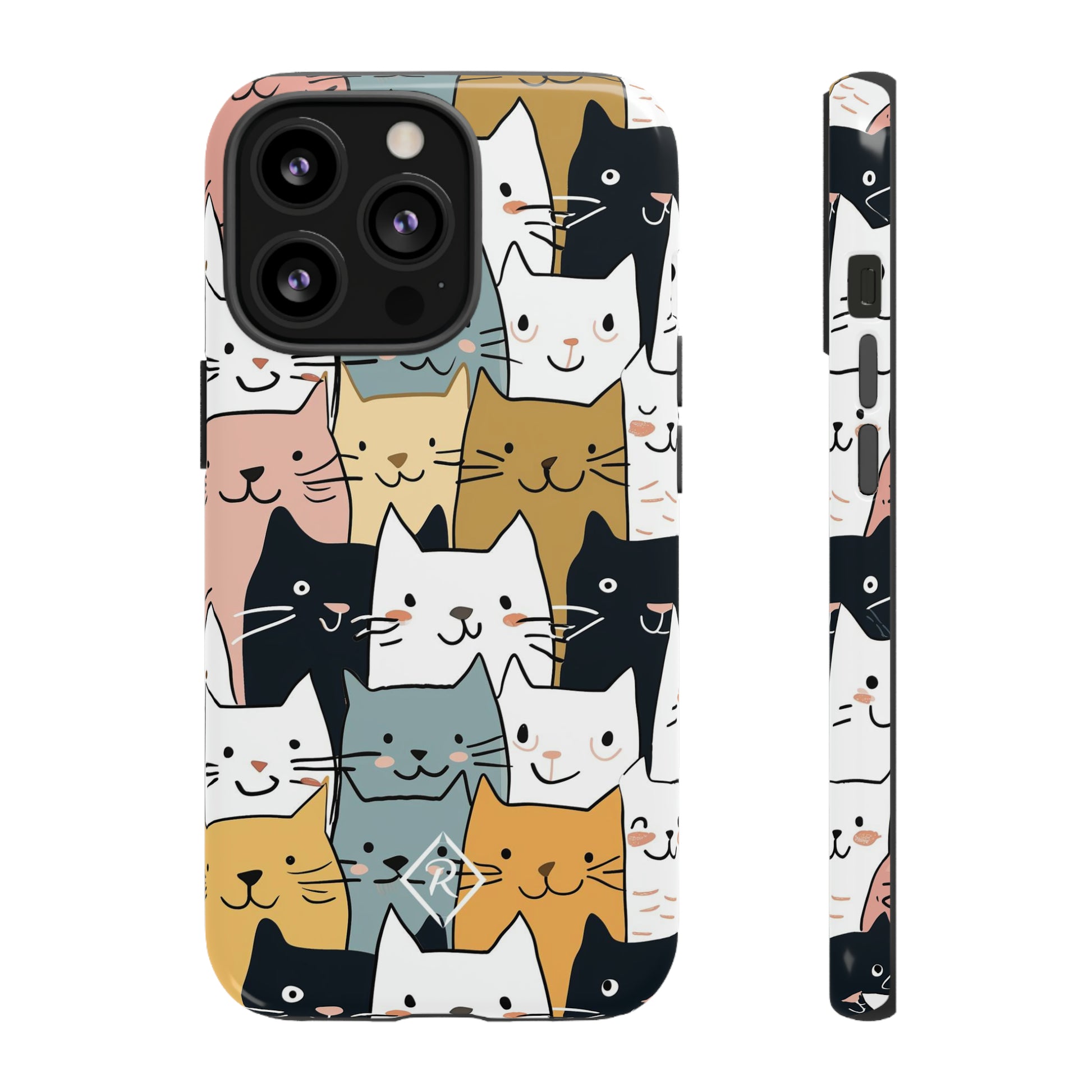 iPhone - Cat Cute Phone Case - Rock Solid Cases