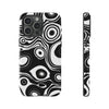 Shockproof iPhone 15 Phone Case - Glossy Front and Side View