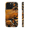 Shockproof iPhone 14 Phone Case - Glossy Front and Side View