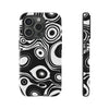 Shockproof iPhone 15 Phone Case - Glossy Front and Side View