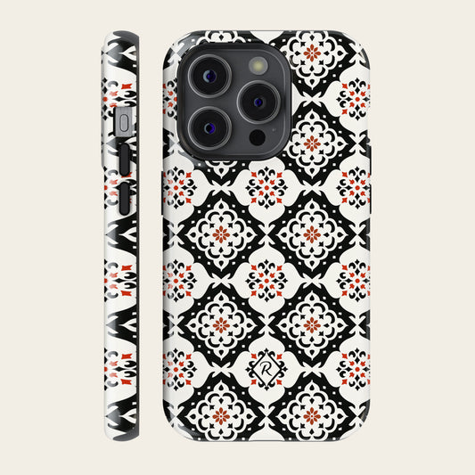 Moroccan Phone Case - Andalusian Nights for iPhone, Samsung and Google Pixel - Roxique. Where durability meets style.