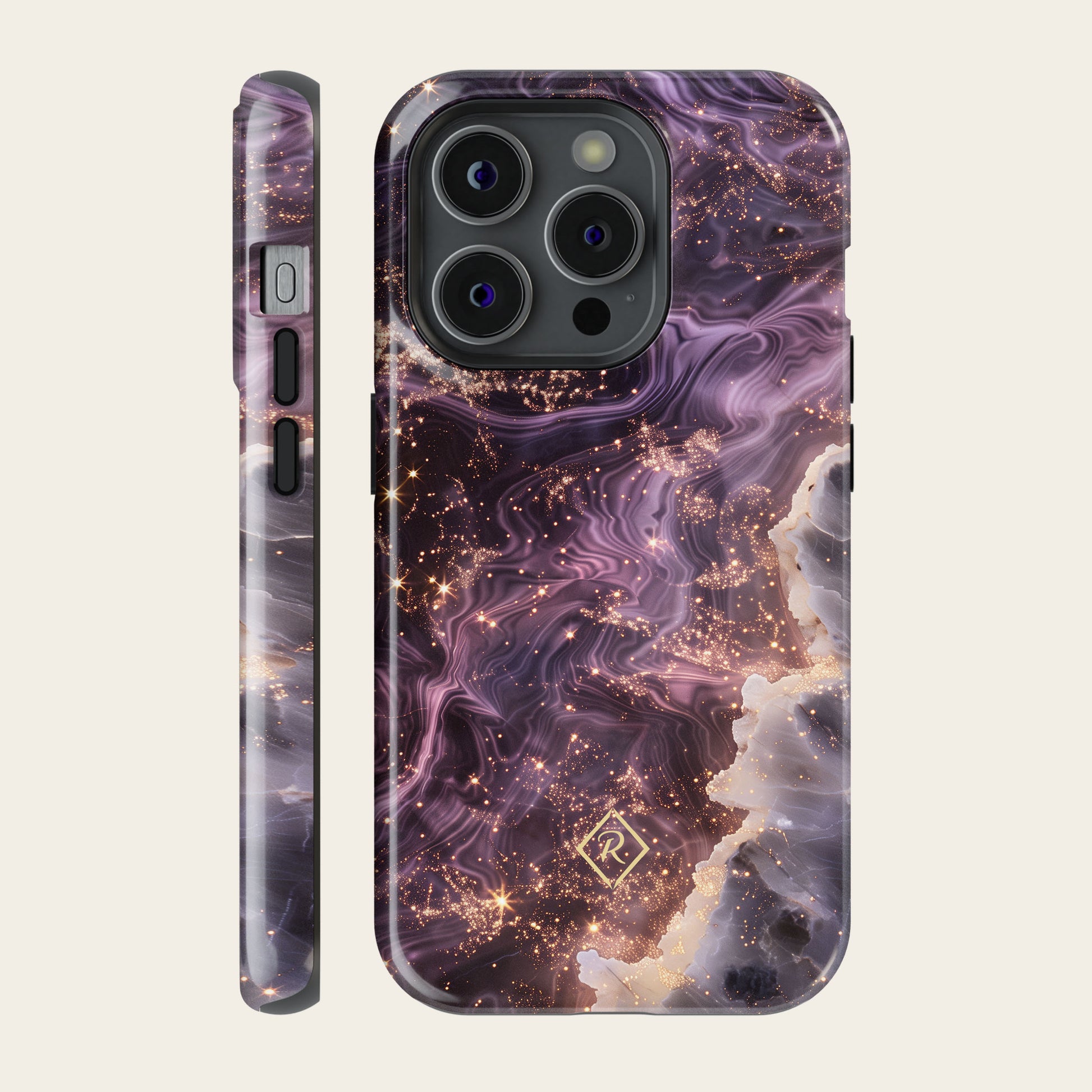 Marble Cosmic Phone Case - Stellar Elegance for iPhone, Samsung and Google Pixel - Roxique. Where durability meets style.