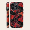 Marble Phone Case - Crimson Mosaic for iPhone, Samsung and Google Pixel - Roxique. Where durability meets style.