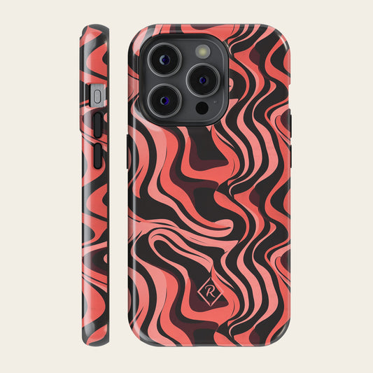 Marble Phone Case - Swaying Rhythms for iPhone, Samsung and Google Pixel - Roxique. Where durability meets style.