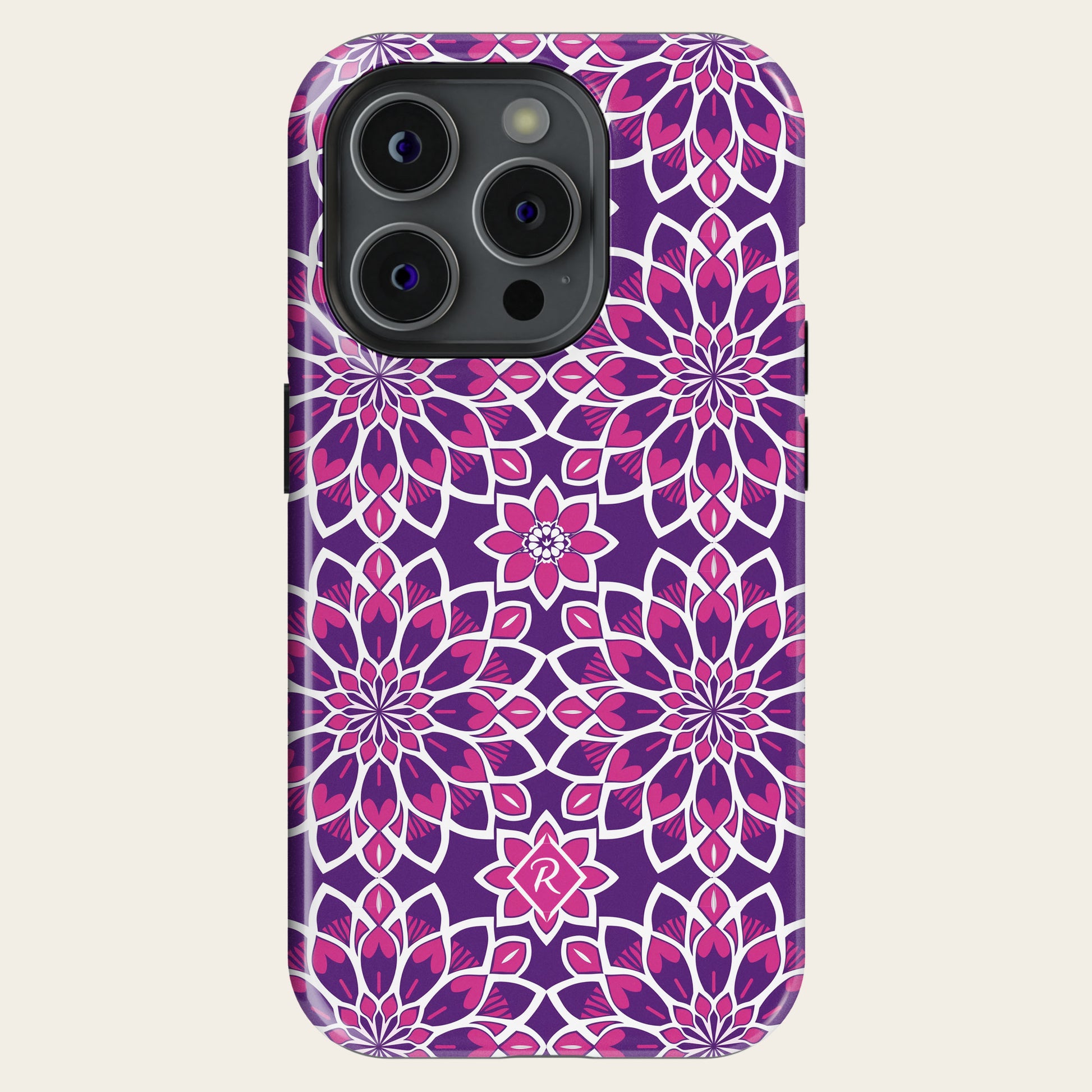 Purple Flowers Phone Case - Purple Passion Phone Case for iPhone, Samsung and Google Pixel - Roxique. Where durability meets style.