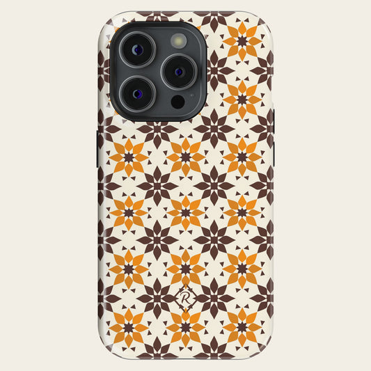 Moroccan Phone Case - Autumn Mandala for iPhone, Samsung and Google Pixel - Roxique. Where durability meets style.