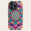 Mandala Phone Case - Mandala Rhapsody for iPhone, Samsung and Google Pixel - Roxique. Where durability meets style.